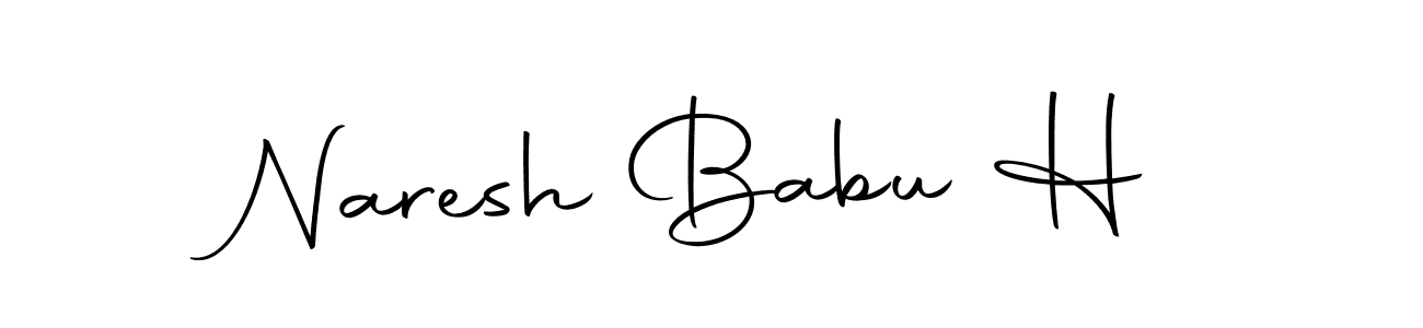 You can use this online signature creator to create a handwritten signature for the name Naresh Babu H. This is the best online autograph maker. Naresh Babu H signature style 10 images and pictures png