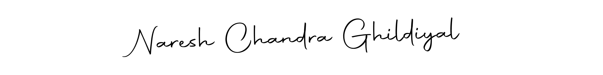 Design your own signature with our free online signature maker. With this signature software, you can create a handwritten (Autography-DOLnW) signature for name Naresh Chandra Ghildiyal. Naresh Chandra Ghildiyal signature style 10 images and pictures png