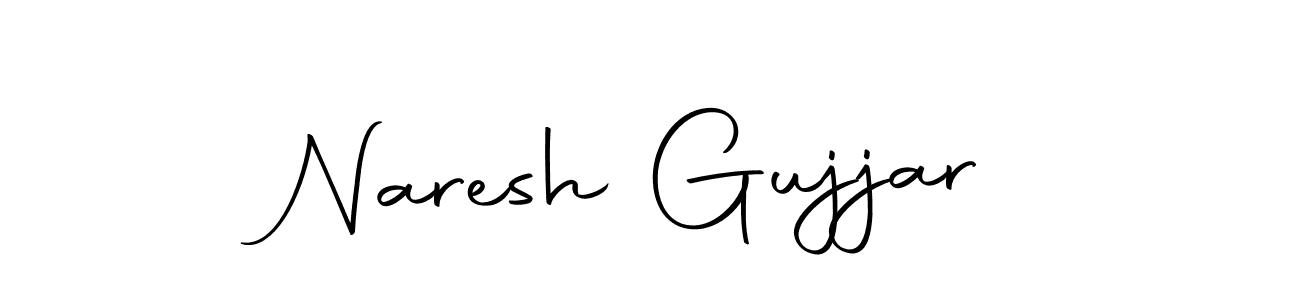 Design your own signature with our free online signature maker. With this signature software, you can create a handwritten (Autography-DOLnW) signature for name Naresh Gujjar. Naresh Gujjar signature style 10 images and pictures png