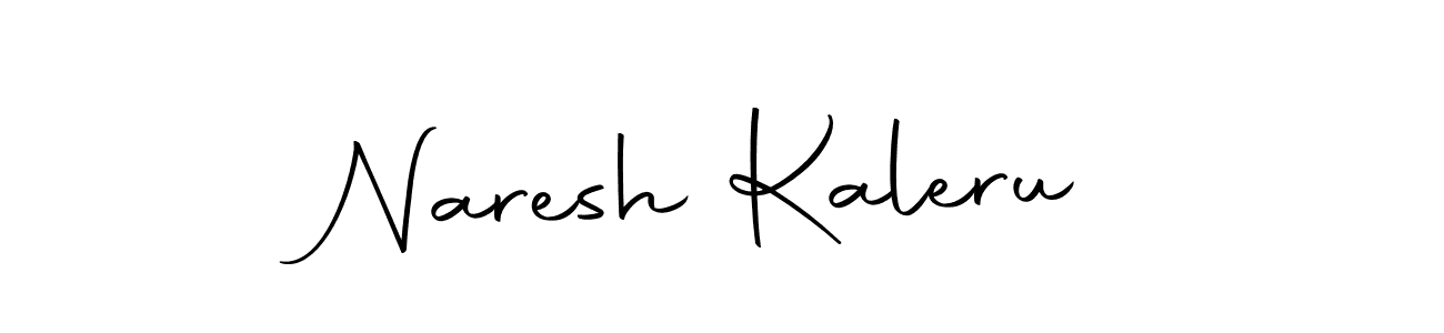 Create a beautiful signature design for name Naresh Kaleru. With this signature (Autography-DOLnW) fonts, you can make a handwritten signature for free. Naresh Kaleru signature style 10 images and pictures png