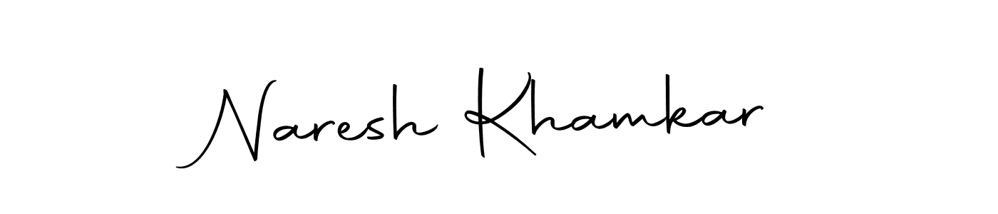 Use a signature maker to create a handwritten signature online. With this signature software, you can design (Autography-DOLnW) your own signature for name Naresh Khamkar. Naresh Khamkar signature style 10 images and pictures png