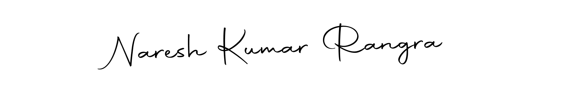 How to make Naresh Kumar Rangra name signature. Use Autography-DOLnW style for creating short signs online. This is the latest handwritten sign. Naresh Kumar Rangra signature style 10 images and pictures png