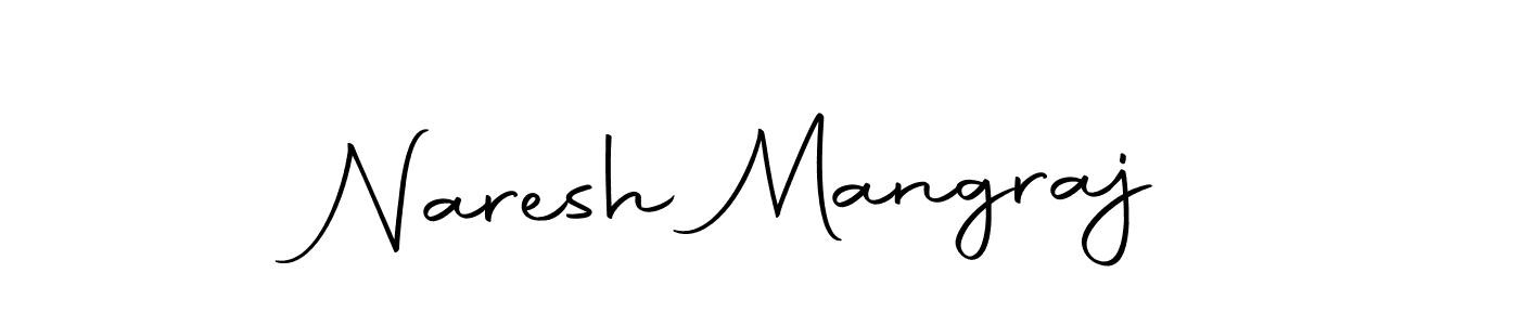 Use a signature maker to create a handwritten signature online. With this signature software, you can design (Autography-DOLnW) your own signature for name Naresh Mangraj. Naresh Mangraj signature style 10 images and pictures png