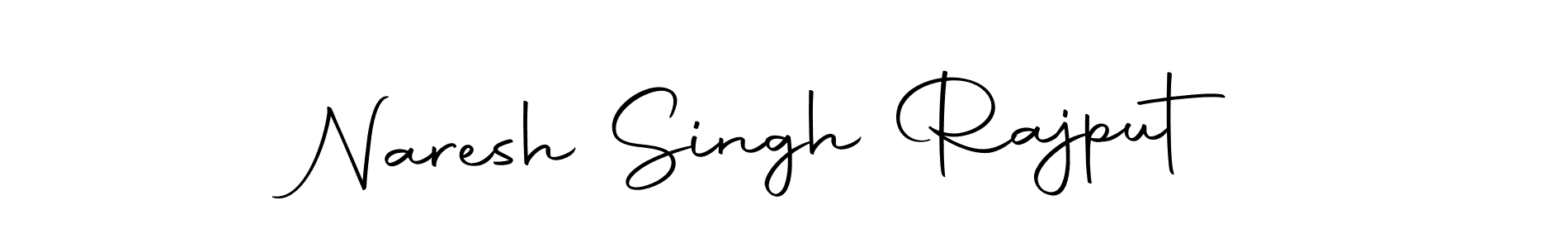 How to make Naresh Singh Rajput name signature. Use Autography-DOLnW style for creating short signs online. This is the latest handwritten sign. Naresh Singh Rajput signature style 10 images and pictures png