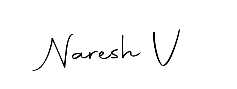 You can use this online signature creator to create a handwritten signature for the name Naresh V. This is the best online autograph maker. Naresh V signature style 10 images and pictures png