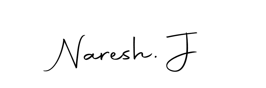 Make a beautiful signature design for name Naresh. J. With this signature (Autography-DOLnW) style, you can create a handwritten signature for free. Naresh. J signature style 10 images and pictures png