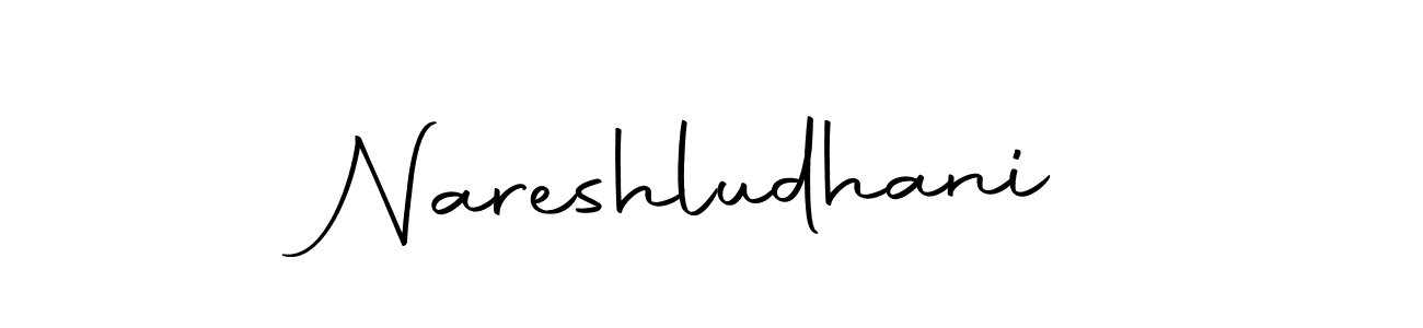 Create a beautiful signature design for name Nareshludhani. With this signature (Autography-DOLnW) fonts, you can make a handwritten signature for free. Nareshludhani signature style 10 images and pictures png