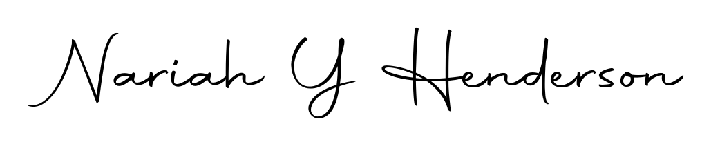 You should practise on your own different ways (Autography-DOLnW) to write your name (Nariah Y Henderson) in signature. Don't let someone else do it for you. Nariah Y Henderson signature style 10 images and pictures png