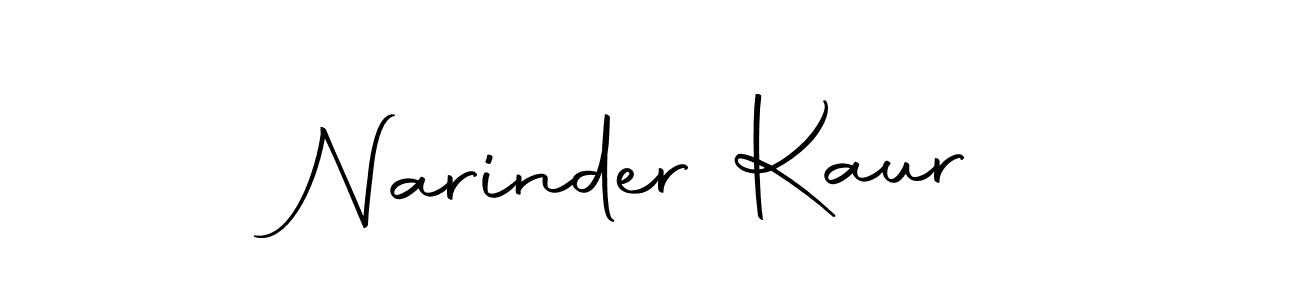 Make a beautiful signature design for name Narinder Kaur. With this signature (Autography-DOLnW) style, you can create a handwritten signature for free. Narinder Kaur signature style 10 images and pictures png
