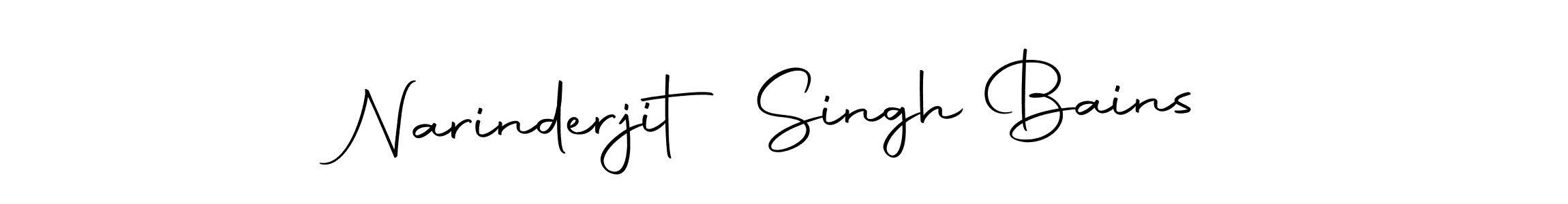 It looks lik you need a new signature style for name Narinderjit Singh Bains. Design unique handwritten (Autography-DOLnW) signature with our free signature maker in just a few clicks. Narinderjit Singh Bains signature style 10 images and pictures png
