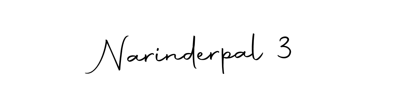 Create a beautiful signature design for name Narinderpal 3. With this signature (Autography-DOLnW) fonts, you can make a handwritten signature for free. Narinderpal 3 signature style 10 images and pictures png