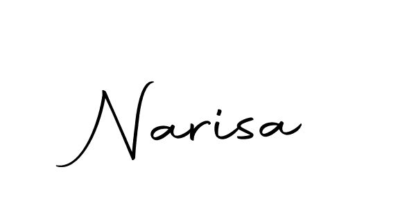 You should practise on your own different ways (Autography-DOLnW) to write your name (Narisa) in signature. don't let someone else do it for you. Narisa signature style 10 images and pictures png