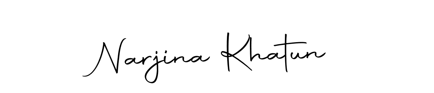 The best way (Autography-DOLnW) to make a short signature is to pick only two or three words in your name. The name Narjina Khatun include a total of six letters. For converting this name. Narjina Khatun signature style 10 images and pictures png