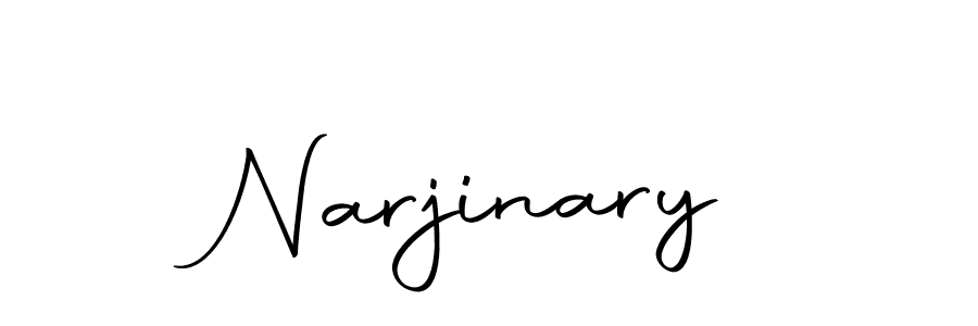 Make a beautiful signature design for name Narjinary. With this signature (Autography-DOLnW) style, you can create a handwritten signature for free. Narjinary signature style 10 images and pictures png