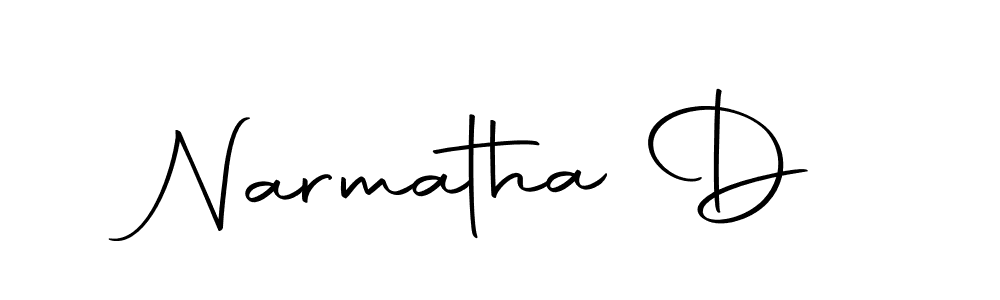 Autography-DOLnW is a professional signature style that is perfect for those who want to add a touch of class to their signature. It is also a great choice for those who want to make their signature more unique. Get Narmatha D name to fancy signature for free. Narmatha D signature style 10 images and pictures png