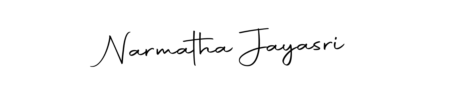 Also we have Narmatha Jayasri name is the best signature style. Create professional handwritten signature collection using Autography-DOLnW autograph style. Narmatha Jayasri signature style 10 images and pictures png