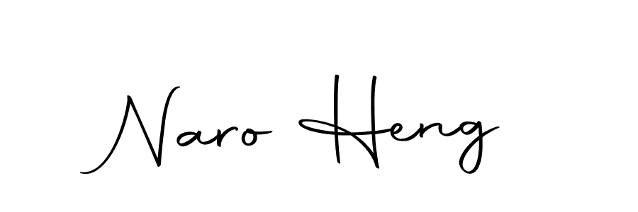 if you are searching for the best signature style for your name Naro Heng. so please give up your signature search. here we have designed multiple signature styles  using Autography-DOLnW. Naro Heng signature style 10 images and pictures png