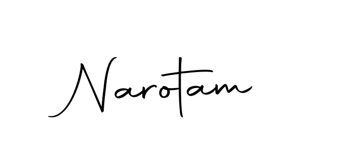 Make a beautiful signature design for name Narotam. With this signature (Autography-DOLnW) style, you can create a handwritten signature for free. Narotam signature style 10 images and pictures png