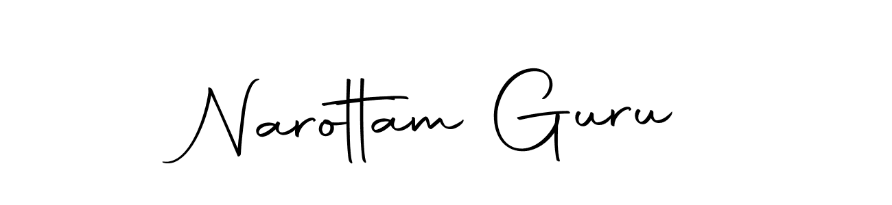 Use a signature maker to create a handwritten signature online. With this signature software, you can design (Autography-DOLnW) your own signature for name Narottam Guru. Narottam Guru signature style 10 images and pictures png