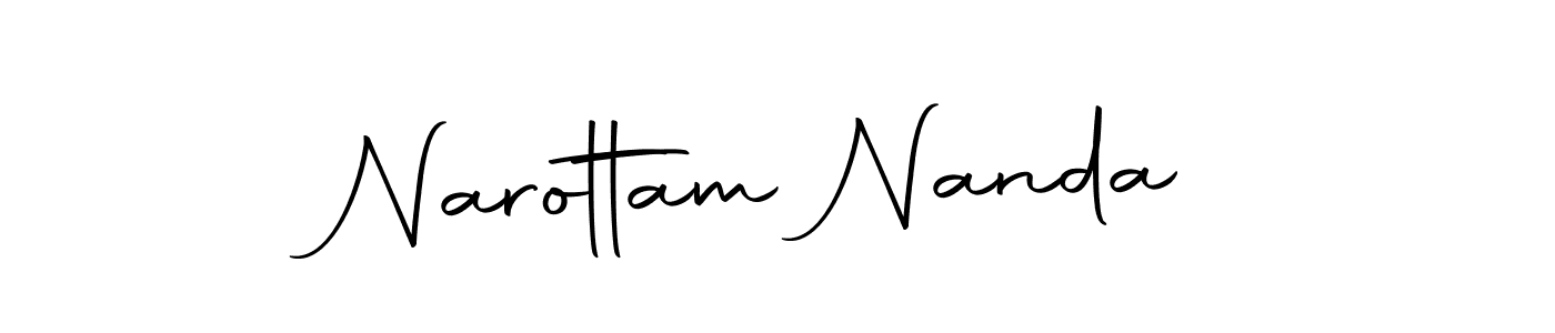 Also we have Narottam Nanda name is the best signature style. Create professional handwritten signature collection using Autography-DOLnW autograph style. Narottam Nanda signature style 10 images and pictures png