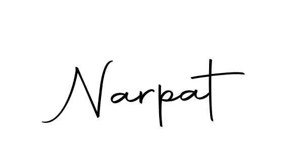 Make a beautiful signature design for name Narpat. With this signature (Autography-DOLnW) style, you can create a handwritten signature for free. Narpat signature style 10 images and pictures png
