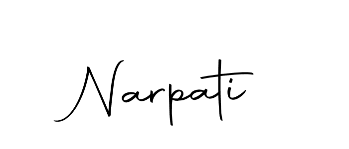 Create a beautiful signature design for name Narpati. With this signature (Autography-DOLnW) fonts, you can make a handwritten signature for free. Narpati signature style 10 images and pictures png