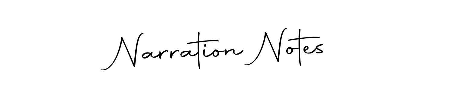 Similarly Autography-DOLnW is the best handwritten signature design. Signature creator online .You can use it as an online autograph creator for name Narration Notes. Narration Notes signature style 10 images and pictures png