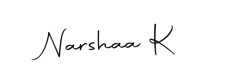 Make a short Narshaa K signature style. Manage your documents anywhere anytime using Autography-DOLnW. Create and add eSignatures, submit forms, share and send files easily. Narshaa K signature style 10 images and pictures png