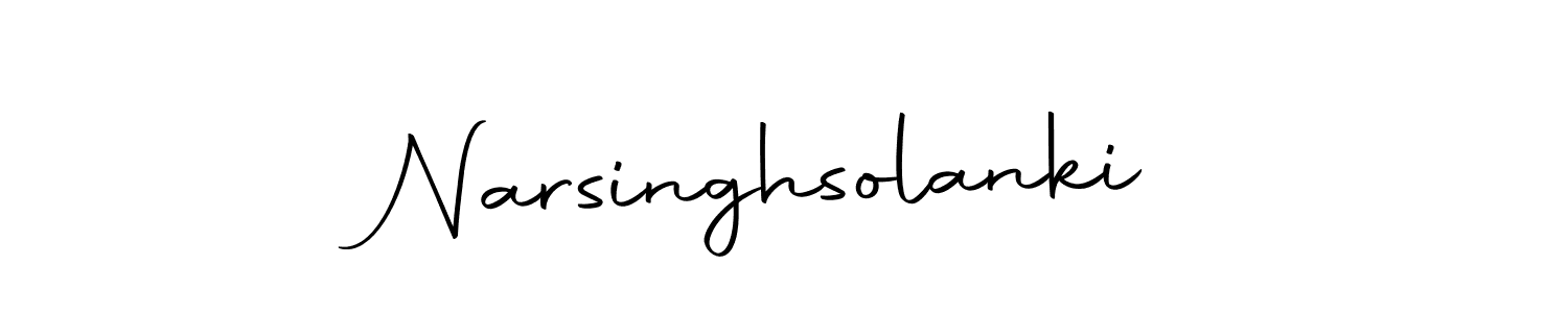 Make a beautiful signature design for name Narsinghsolanki. With this signature (Autography-DOLnW) style, you can create a handwritten signature for free. Narsinghsolanki signature style 10 images and pictures png