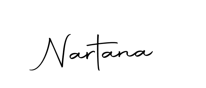 Make a beautiful signature design for name Nartana. Use this online signature maker to create a handwritten signature for free. Nartana signature style 10 images and pictures png