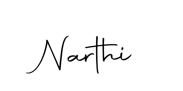 Similarly Autography-DOLnW is the best handwritten signature design. Signature creator online .You can use it as an online autograph creator for name Narthi. Narthi signature style 10 images and pictures png