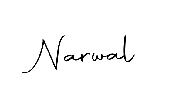 Use a signature maker to create a handwritten signature online. With this signature software, you can design (Autography-DOLnW) your own signature for name Narwal. Narwal signature style 10 images and pictures png