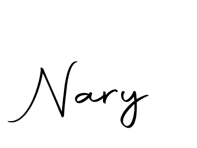 Design your own signature with our free online signature maker. With this signature software, you can create a handwritten (Autography-DOLnW) signature for name Nary. Nary signature style 10 images and pictures png