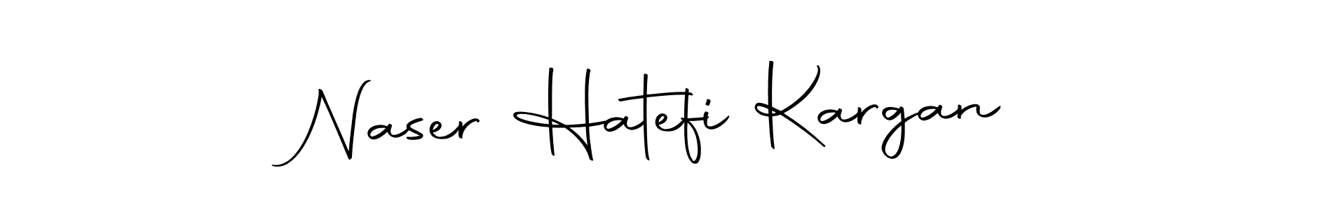 The best way (Autography-DOLnW) to make a short signature is to pick only two or three words in your name. The name Naser Hatefi Kargan include a total of six letters. For converting this name. Naser Hatefi Kargan signature style 10 images and pictures png