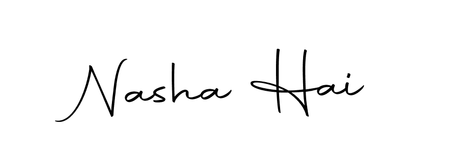 Make a beautiful signature design for name Nasha Hai. Use this online signature maker to create a handwritten signature for free. Nasha Hai signature style 10 images and pictures png