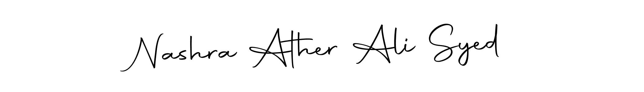How to Draw Nashra Ather Ali Syed signature style? Autography-DOLnW is a latest design signature styles for name Nashra Ather Ali Syed. Nashra Ather Ali Syed signature style 10 images and pictures png