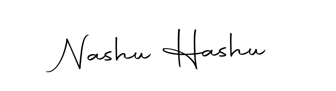 How to make Nashu Hashu name signature. Use Autography-DOLnW style for creating short signs online. This is the latest handwritten sign. Nashu Hashu signature style 10 images and pictures png