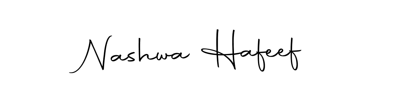 Design your own signature with our free online signature maker. With this signature software, you can create a handwritten (Autography-DOLnW) signature for name Nashwa Hafeef. Nashwa Hafeef signature style 10 images and pictures png