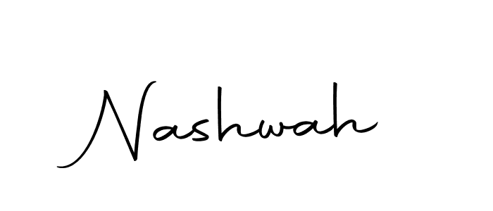 You should practise on your own different ways (Autography-DOLnW) to write your name (Nashwah) in signature. don't let someone else do it for you. Nashwah signature style 10 images and pictures png
