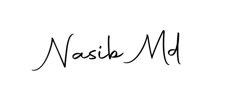 How to make Nasib Md signature? Autography-DOLnW is a professional autograph style. Create handwritten signature for Nasib Md name. Nasib Md signature style 10 images and pictures png
