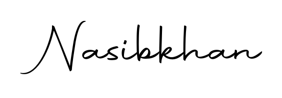 Explore multiple handwriting variations for Nasibkhan including this stunning Autography-DOLnW design. Free to use across all platforms. Nasibkhan signature style 10 images and pictures png