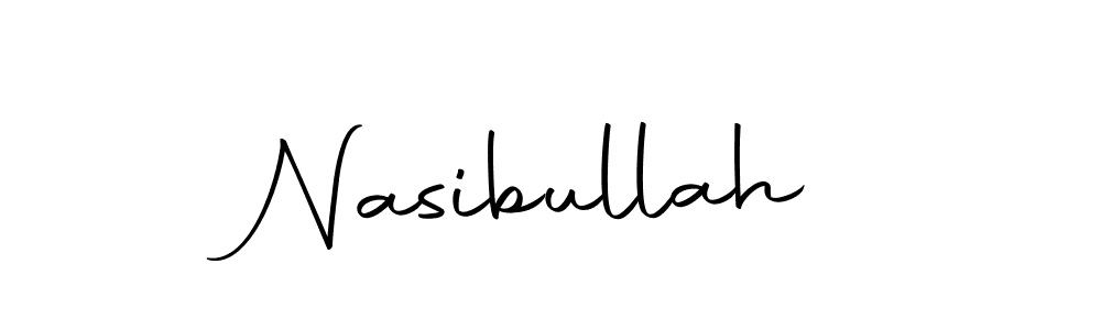 Similarly Autography-DOLnW is the best handwritten signature design. Signature creator online .You can use it as an online autograph creator for name Nasibullah. Nasibullah signature style 10 images and pictures png