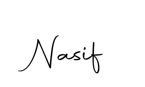 Use a signature maker to create a handwritten signature online. With this signature software, you can design (Autography-DOLnW) your own signature for name Nasif. Nasif signature style 10 images and pictures png
