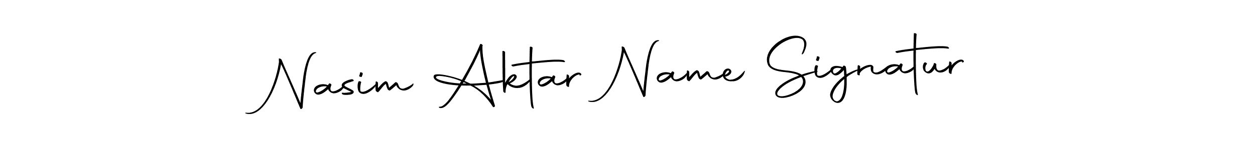 Create a beautiful signature design for name Nasim Aktar Name Signatur. With this signature (Autography-DOLnW) fonts, you can make a handwritten signature for free. Nasim Aktar Name Signatur signature style 10 images and pictures png