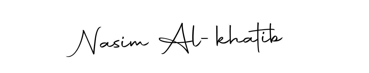 Nasim Al-khatib stylish signature style. Best Handwritten Sign (Autography-DOLnW) for my name. Handwritten Signature Collection Ideas for my name Nasim Al-khatib. Nasim Al-khatib signature style 10 images and pictures png