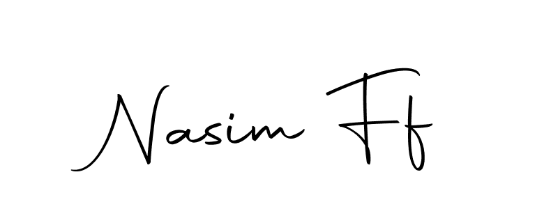 The best way (Autography-DOLnW) to make a short signature is to pick only two or three words in your name. The name Nasim Ff include a total of six letters. For converting this name. Nasim Ff signature style 10 images and pictures png