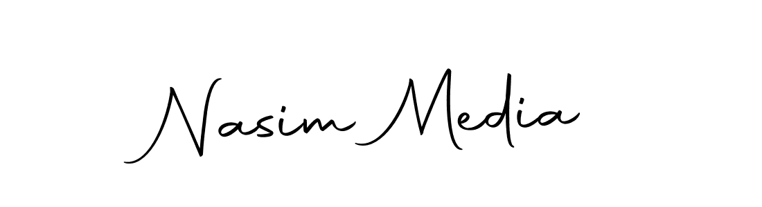How to make Nasim Media signature? Autography-DOLnW is a professional autograph style. Create handwritten signature for Nasim Media name. Nasim Media signature style 10 images and pictures png