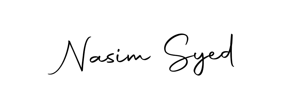 Similarly Autography-DOLnW is the best handwritten signature design. Signature creator online .You can use it as an online autograph creator for name Nasim Syed. Nasim Syed signature style 10 images and pictures png