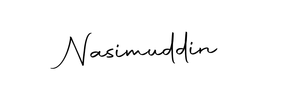 Make a beautiful signature design for name Nasimuddin. With this signature (Autography-DOLnW) style, you can create a handwritten signature for free. Nasimuddin signature style 10 images and pictures png