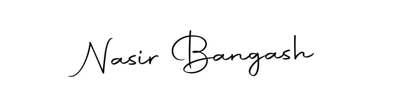 Make a short Nasir Bangash signature style. Manage your documents anywhere anytime using Autography-DOLnW. Create and add eSignatures, submit forms, share and send files easily. Nasir Bangash signature style 10 images and pictures png